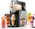 Eismaschine 2,5 L mit LED-Display und 6 Programmen – Slushie, Frappés, Milchshakes – Selbstreinigung – Schwarz